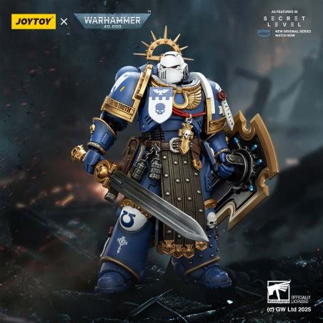 PiXELATOY - Ultramarines Torvald with Power Sword, Stormshield and Bolt ...