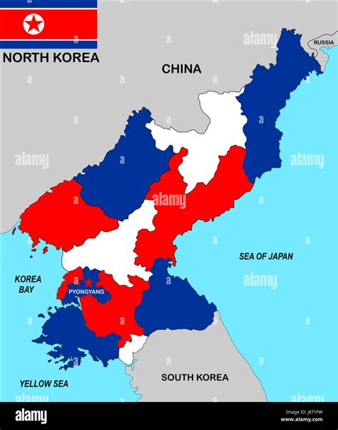 World map korea hi-res stock photography and images - Alamy