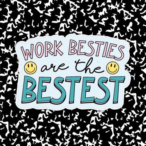 Work Besties Are The Bestest Sticker - Study Notes ABA