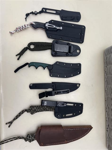 My edc fixed blades : r/FixedBladeEdc