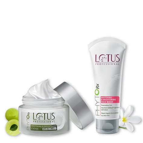 Lotus Professional Phytorx Whitening & Brightening Crème & Face Wash ...