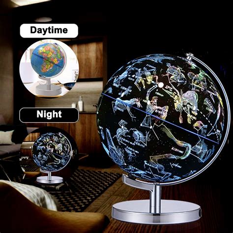 Buy Illuminated World Globe for Kids, Educational Globe with Stand ...