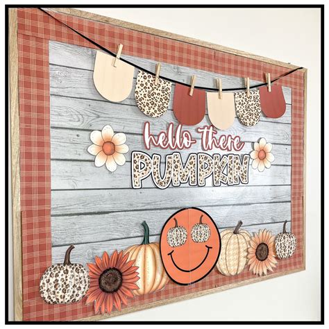 Fall Bulletin Board Kit | Classroom Decor | Retro - Etsy