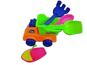 Truck Shaped Beach Set/ Sand Toy for Kids (Set of 1 Loading/ unloading ...