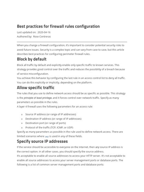 Image result for Firewall Rules Explained