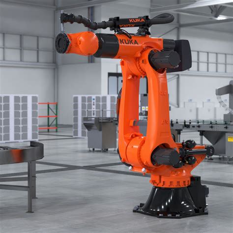 3D Ultra Robot Arm KUKA KR FORTEC Rigged for Maya | 3D Molier International