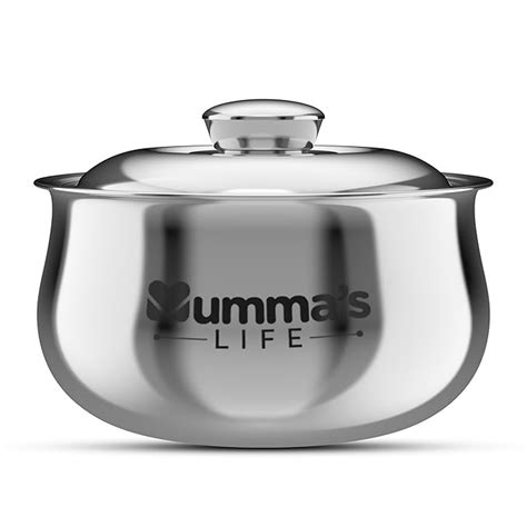 Buy Mumma's LIFE Hot Box Double Wall Stainless Steel Belly Shape ...