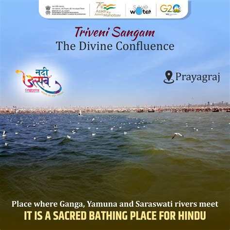Sangam At Prayagraj The Confluence Of Rivers Triveni Sangam, 50% OFF
