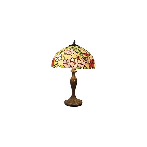 Buy FASNA Tiffany Glass Color Table Lamp Hotel Living Room Bedroom ...