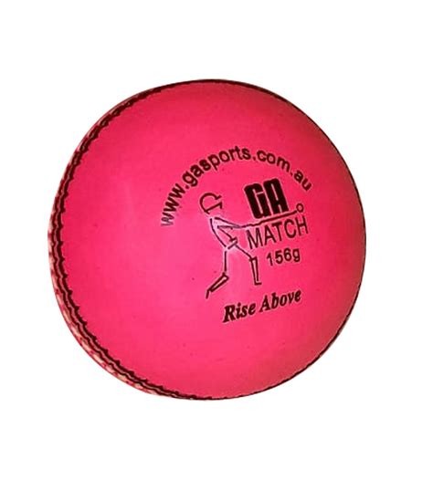 GA Match Pink 2 Pcs Leather Cricket Ball 156grams – gasportsmeerut
