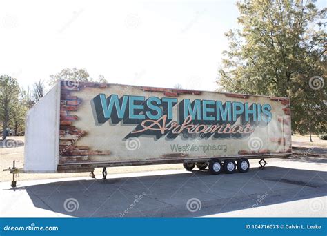 West Memphis Arkansas on a Trailer Editorial Stock Photo - Image of ...