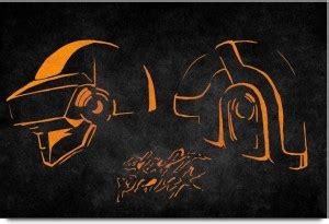 RangeeleInkers Daft Punk Line Art Laminated Poster Paper Print ...