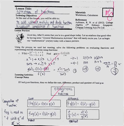 Image result for Operations On Functions Examples