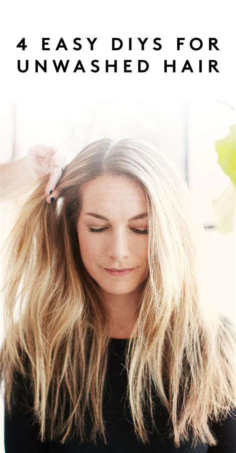 easy hairstyles dirty hair