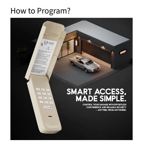 TRAGHLIO, Universal Garage Door Opener Keypad, 877MAX, Gray - Walmart.com