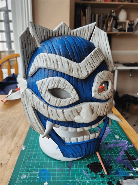 Blue Spirit Mask : r/CosplayHelp