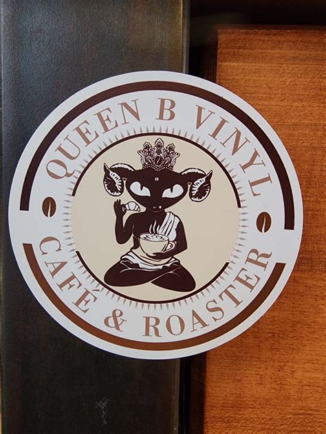 Queen B Vinyl Cafe Magnet - Queen B Vinyl Cafe
