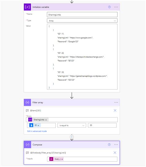 Image result for How to Reference Array in MS Flow