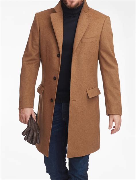 Camel Wool/Cashmere Blend Coat - Surmesur