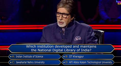 Kbc 14 shruthy daga wins rs 50 lakhs do you know the answer of this ...