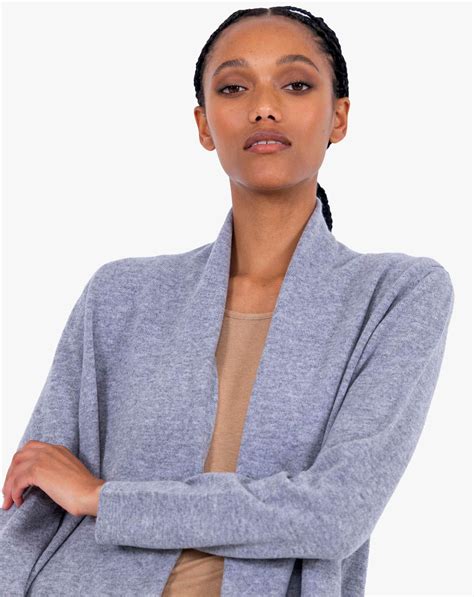 Women's 100% Merino Open Front Cardigan | MaisonCashmere