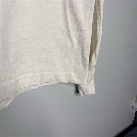 Vintage 90s LL Bean Rugby Long Sleeve Shirt Made in... | Depop