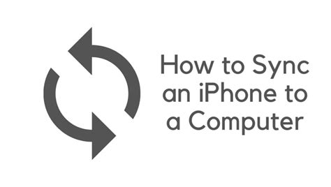 Image result for Sync iPhone to Computer