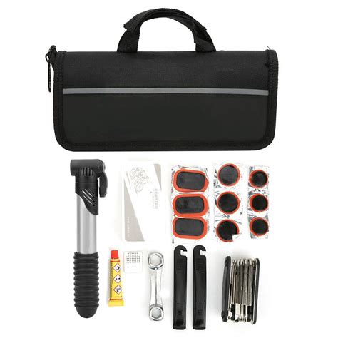 LIGHTER HOUSEBike Repair Kit-Bicycle Tool kit with Pump and Bag, Bike ...