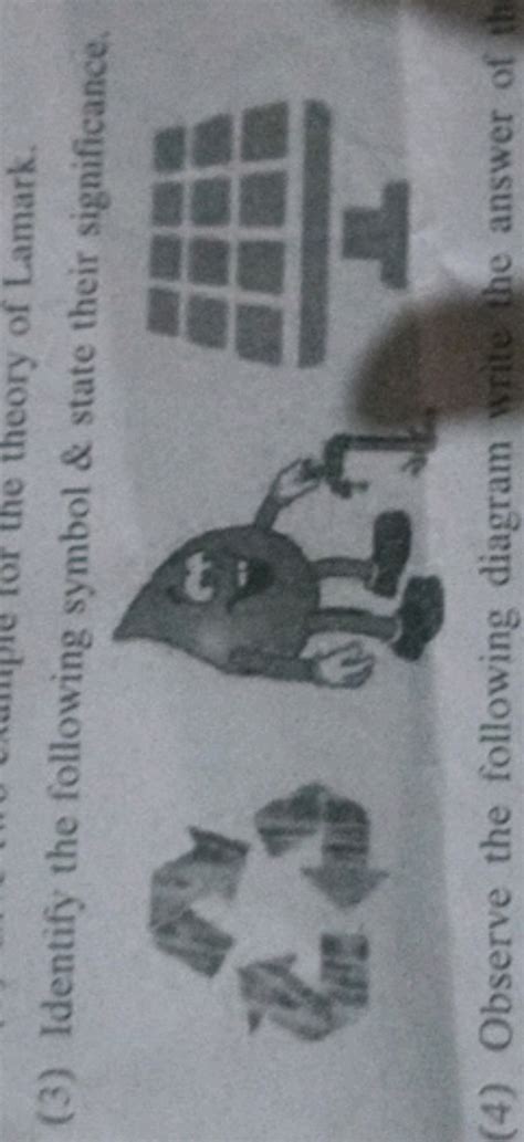 (3) Identify the following symbol & state their significance. | Filo