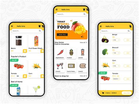 Grocery Store App | Groceries app, Grocery shopping app, App store design