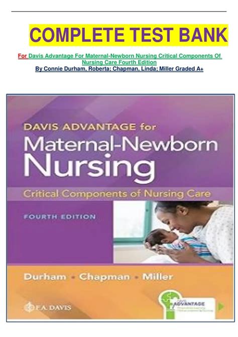 COMPLETE TEST BANK For Davis Advantage For Maternal-Newborn Nursing ...