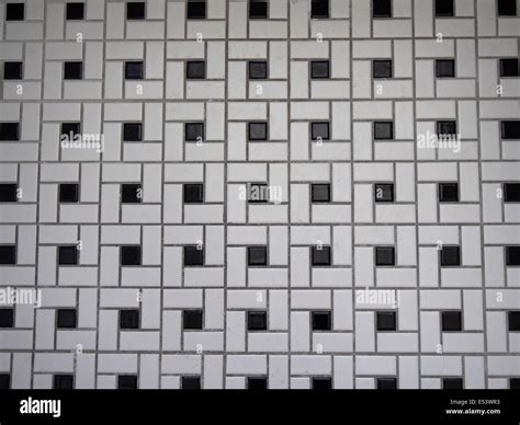 Close up of basket weave patterned black and white bathroom floor tile ...