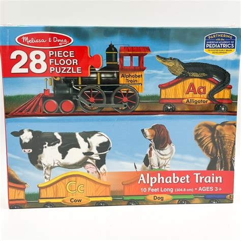 Melissa & Doug Alphabet Train Floor Puzzle 28 PC