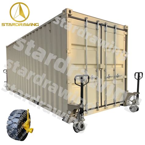 Stardrawing ISO Shipping Container Lifting System Wheels - ISO Container Wheels and Shipping ...