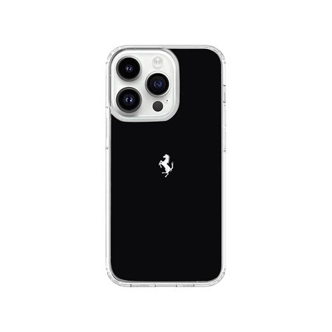 Black Ferrari Logo Phone Case. – Flex Cases