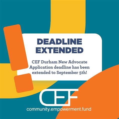 CEF: Community Empowerment Fund on LinkedIn: Attention Durham: The ...