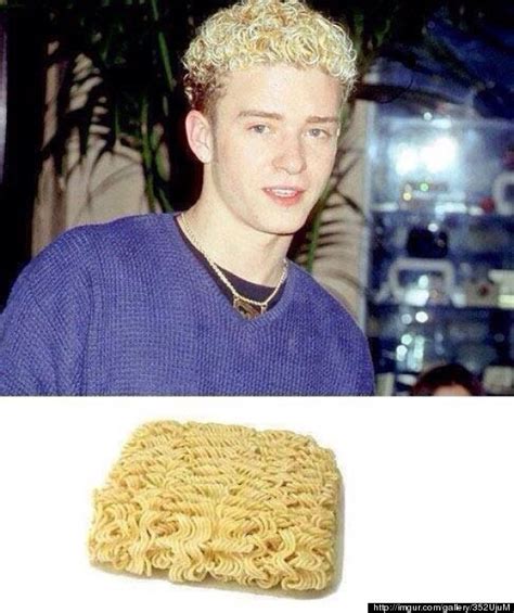 Remember When Justin Timberlake's Hair Looked Like Ramen Noodles? We Do ...