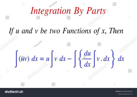 Integrating By Parts Integration By Parts For Definite Integrals