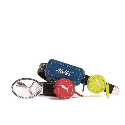 PUMA X A$AP ROCKY LEATHER BELT RACING BLUE （プーマ x エイサップロッキー レザーベルト-ブルー ...