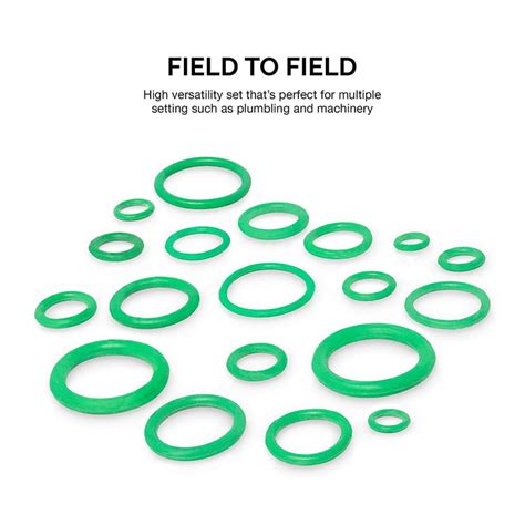 Buy 270 Pcs/Set Rubber O Ring Washer Seals Watertightness Assortment O ...