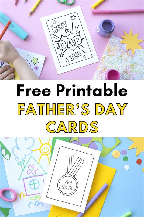 Printable Father's Day Cards To Colour — Gathering Beauty