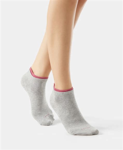 Buy Compact Cotton Stretch Solid Low Show Socks with Stay Fresh ...