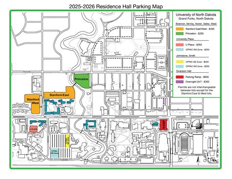 University Of North Dakota Campus Map Gameday