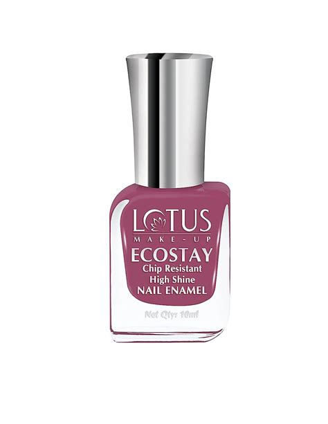 Buy LOTUS MAKE-UP Makeup Ecostay Glossy Finish Nail Enamel, Berry Berry ...