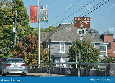 Bluff View Arts District in Chattanooga, Tennessee Editorial Image ...