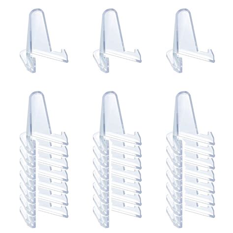 TERDEWE 24 Packs(2.3 Inch Tall) Acrylic Card stands, Magnetic Card ...