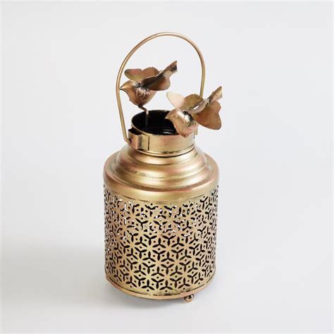 Buy Corsica Mystic India Metal T-Light Holder with Birdie Candle Stick ...