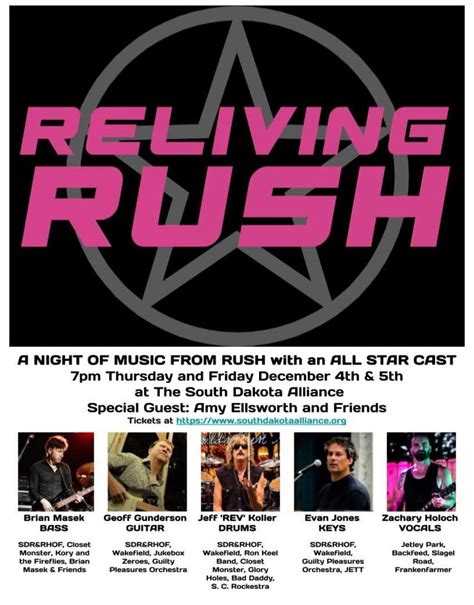 Reliving Rush!, The Alliance, Sioux Falls, 4 December 2025 | AllEvents