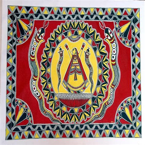 Shop – Classic Lady With Snakes Manjusha Painting - GI Heritage– Gi ...