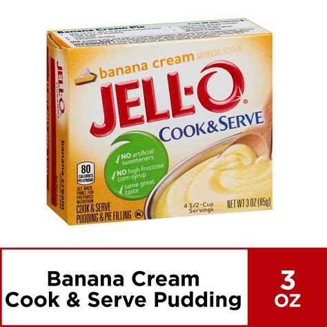 Jello Banana Pudding Sodium Content at Eden Disney blog